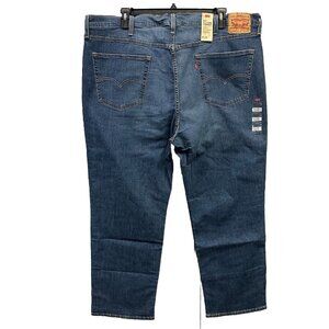 Levi's 559 Relaxed Straight Men's Big and Tall Jeans Size 46 x 32 Steely Blue